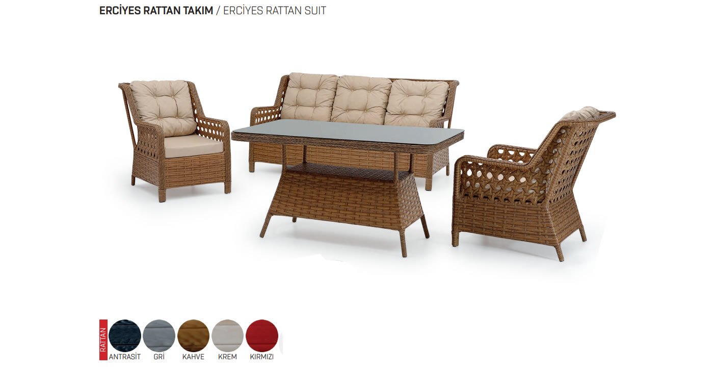 Erciyes Rattan Bahçe Mobilyaları